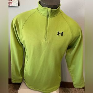 Under Armour Mens Medium Green Half ZIP Pullover
